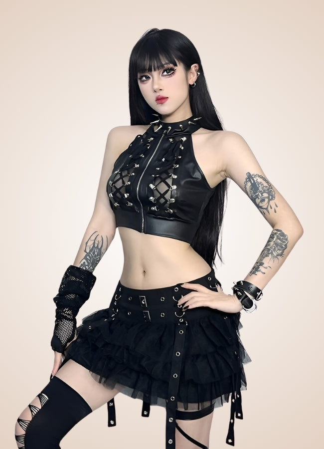 Steampunk Gothic Collar Corset UK