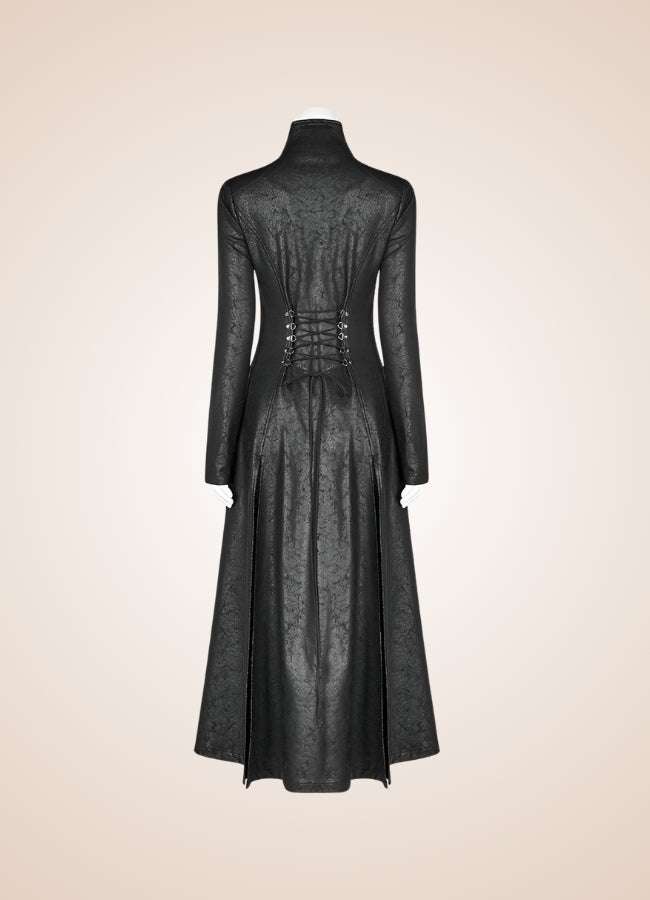 Steampunk Gothic High Collar Coat UK