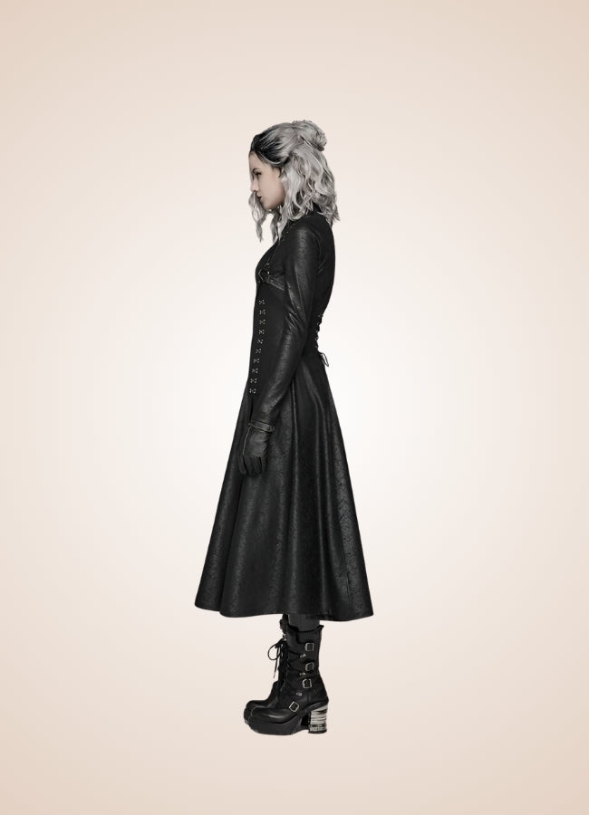 Steampunk Gothic High Collar Coat UK