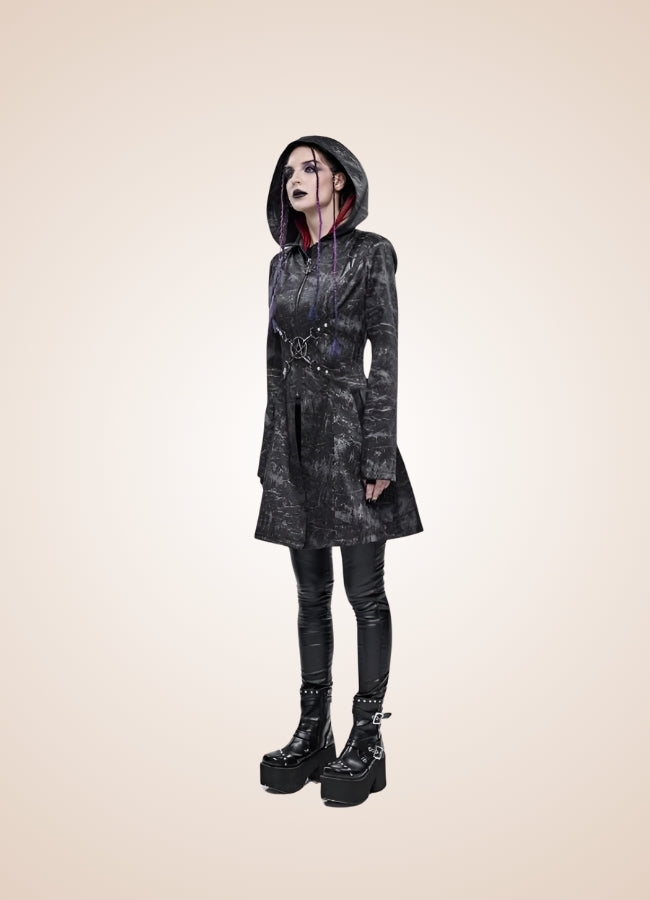 Steampunk Gothic Hooded Jacket UK