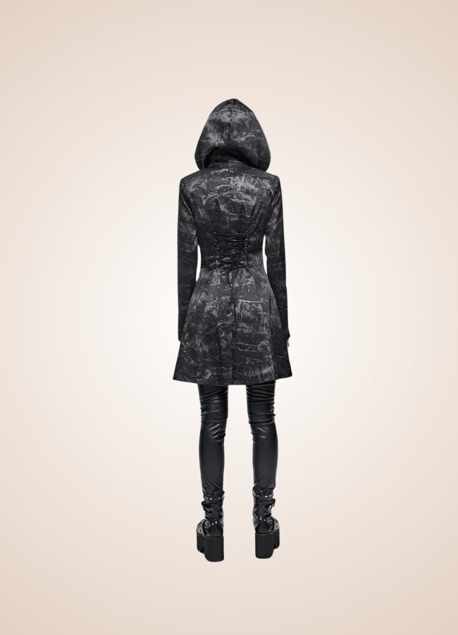 Steampunk Gothic Hooded Jacket UK