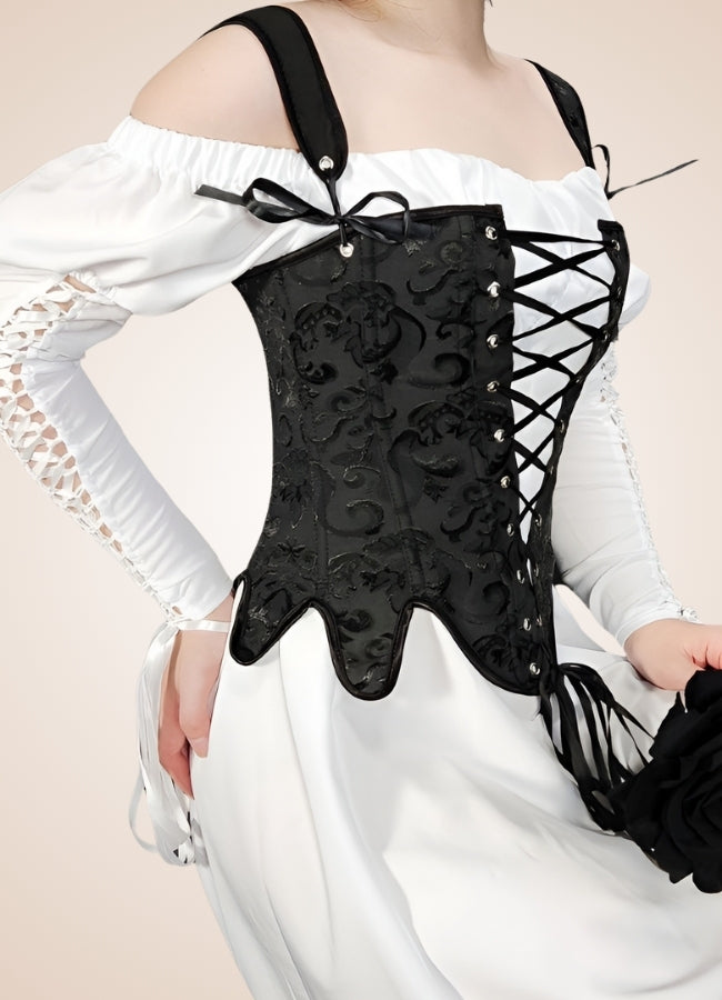 Steampunk Gothic Lace Corset UK