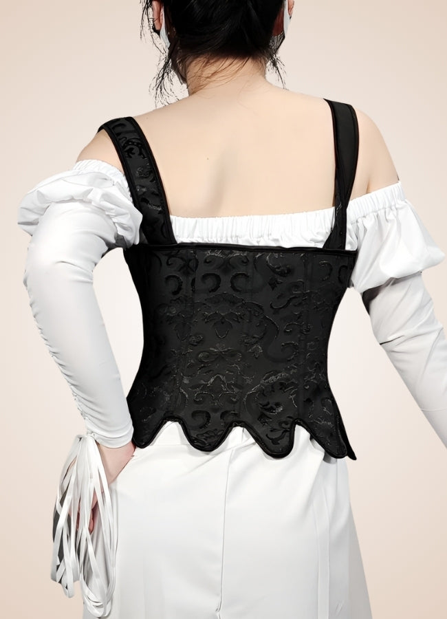 Steampunk Gothic Lace Corset UK