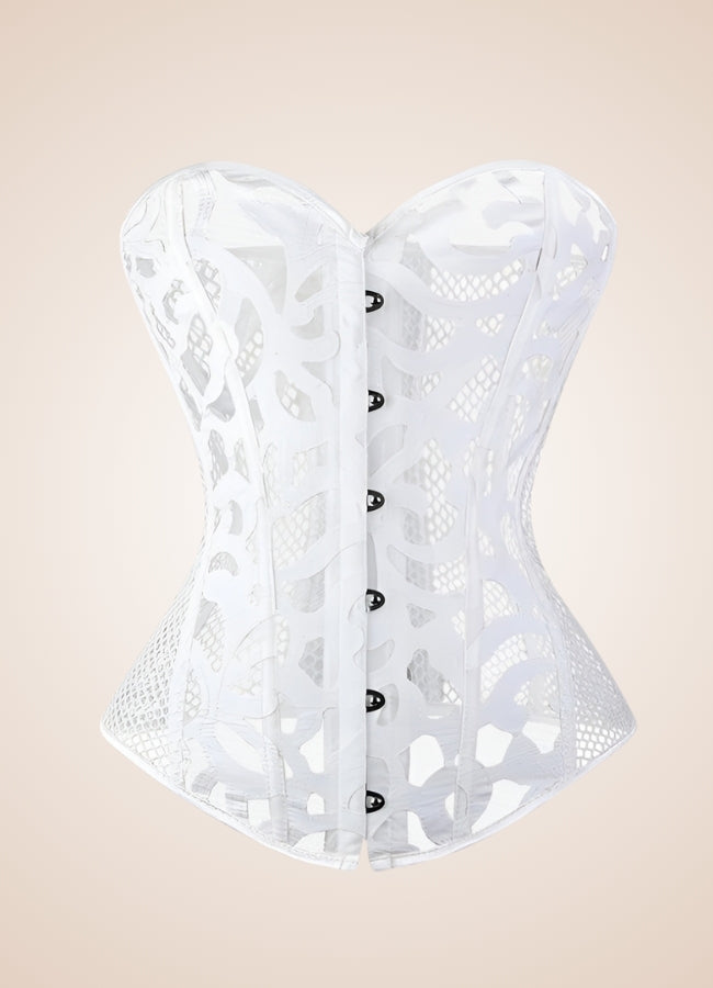 Steampunk Gothic Mesh Corset UK