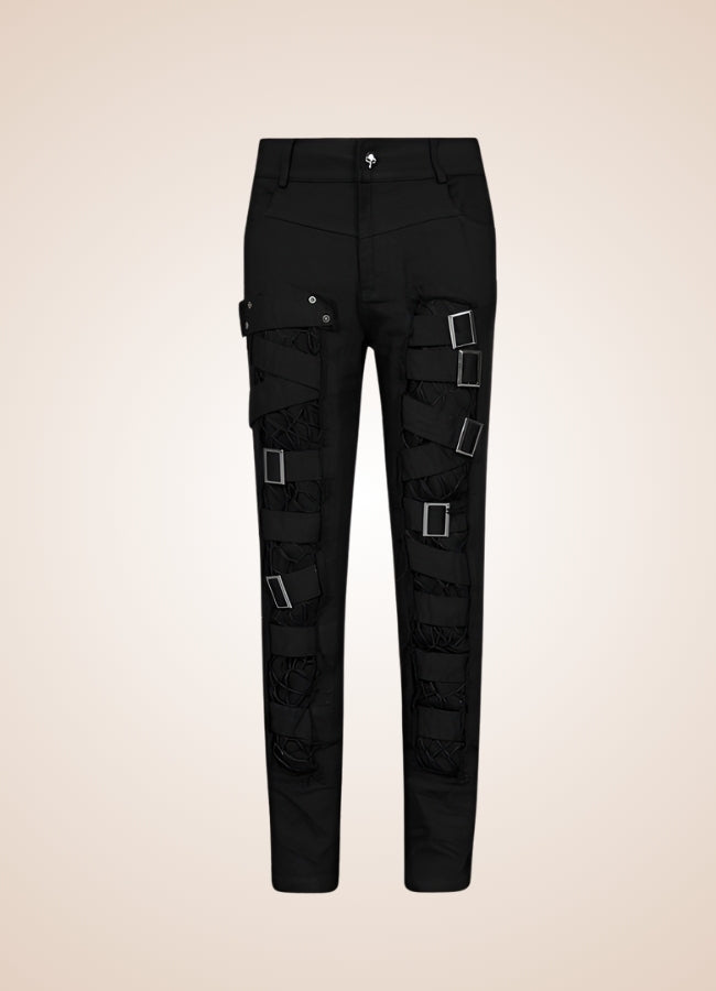 Steampunk Gothic Slim Fit Pants UK