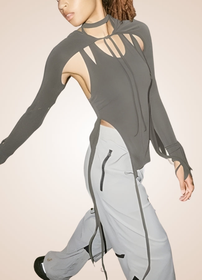 Steampunk Grunge Hooded Shirt UK
