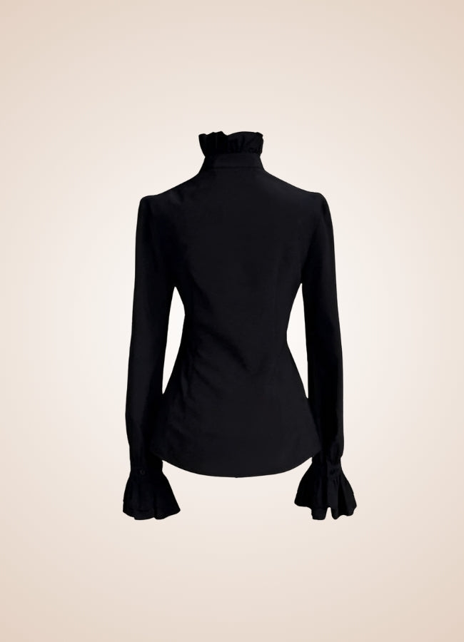 Steampunk High Collar Shirt UK