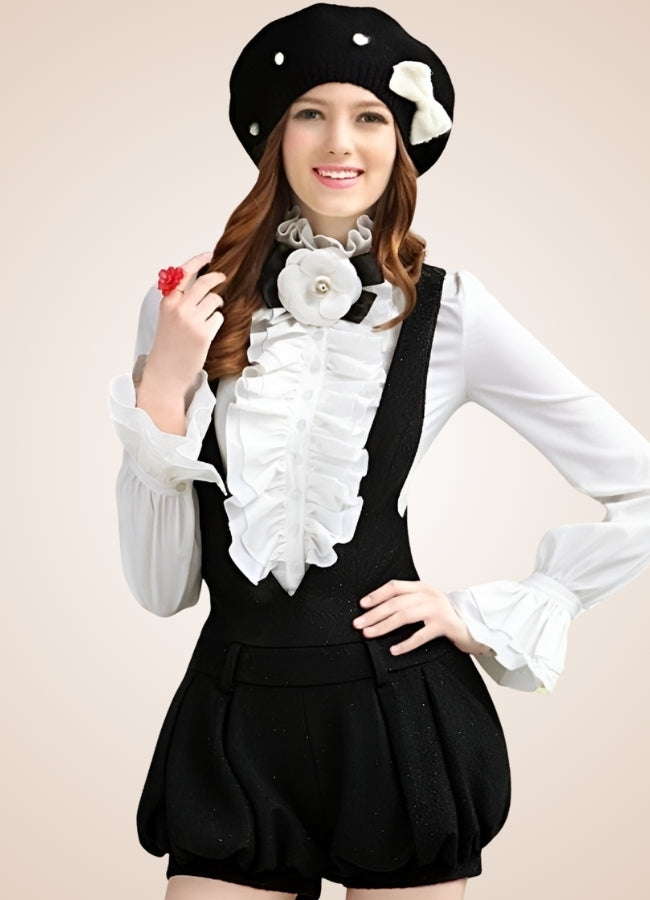 Steampunk High Collar Shirt UK