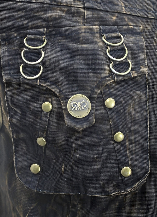 Steampunk High Neck Vest UK