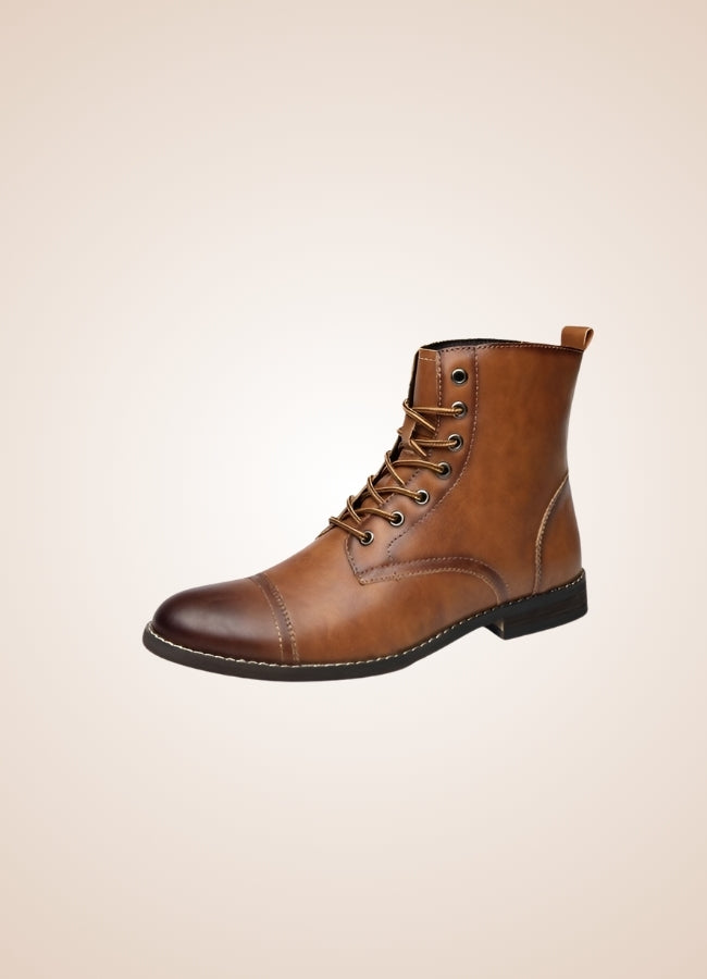 Steampunk High Top Leather Boots UK