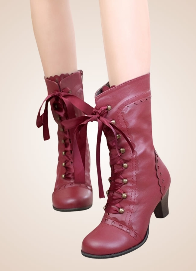Steampunk Japanese Style Boots UK