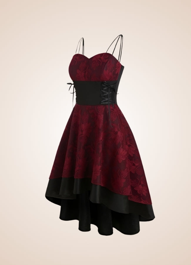 Steampunk Lace Hollow Out Dress UK