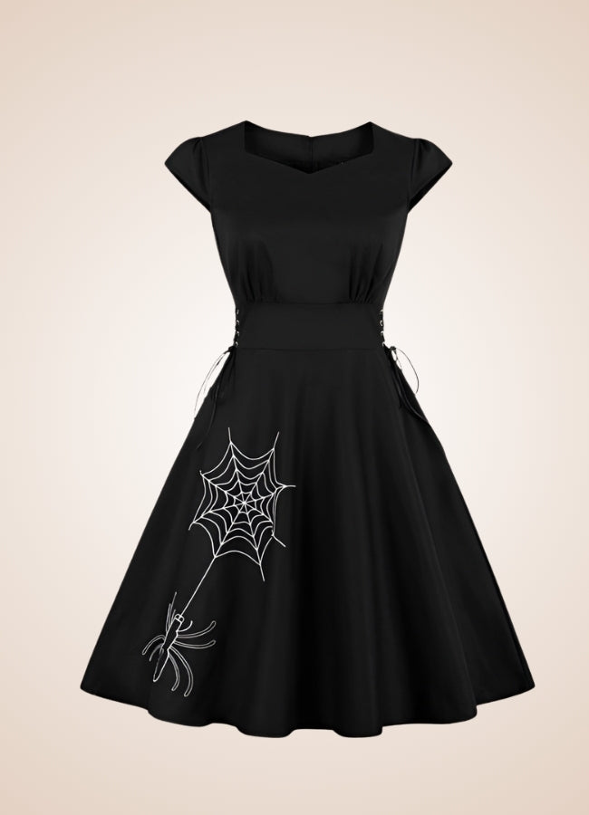 Steampunk Lace Mini Dress UK