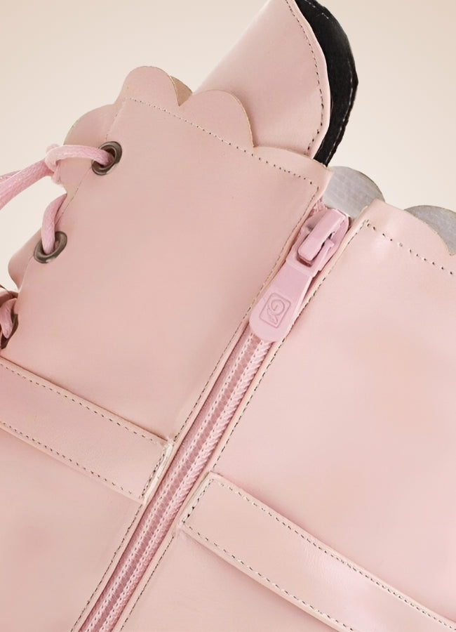 Steampunk Lace Up Lolita Boots UK