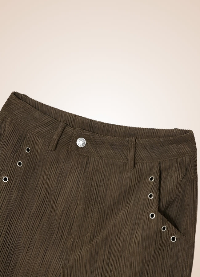 Steampunk Lace Up Pants UK