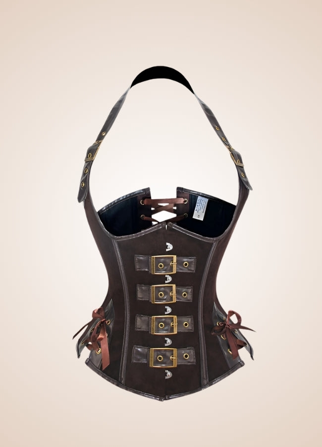 Steampunk Leather Corset UK