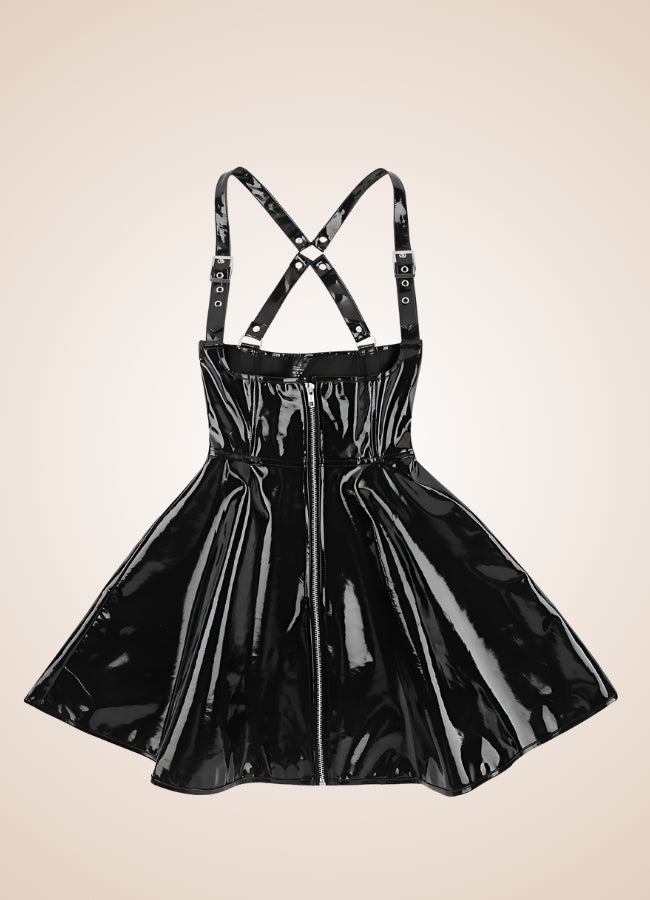 Steampunk Leather Corset Dress UK