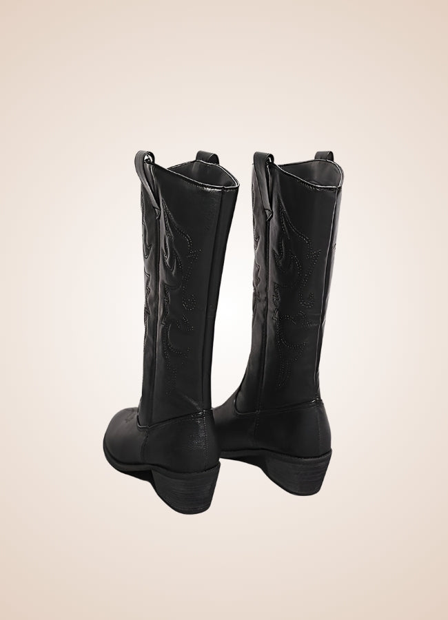 Steampunk Leather Cowboy Boots UK