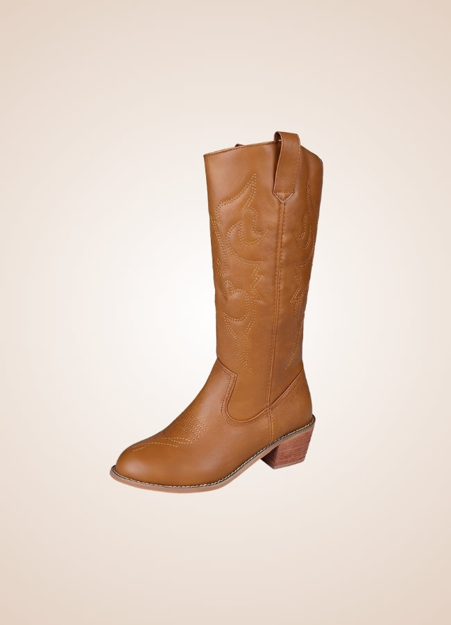 Steampunk Leather Cowboy Boots UK