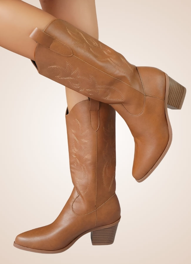 Steampunk Leather Cowboy Boots UK