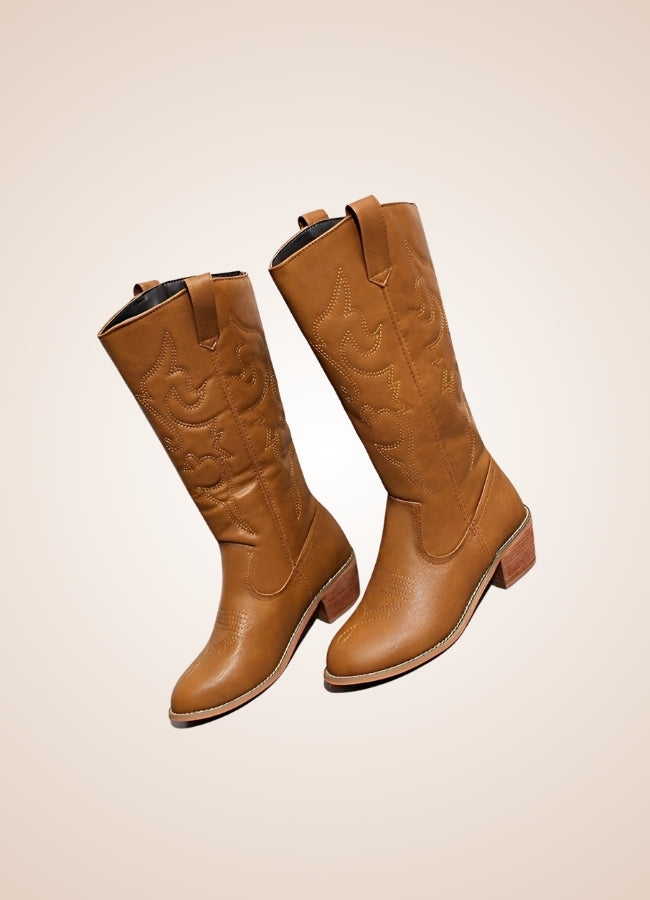 Steampunk Leather Cowboy Boots UK