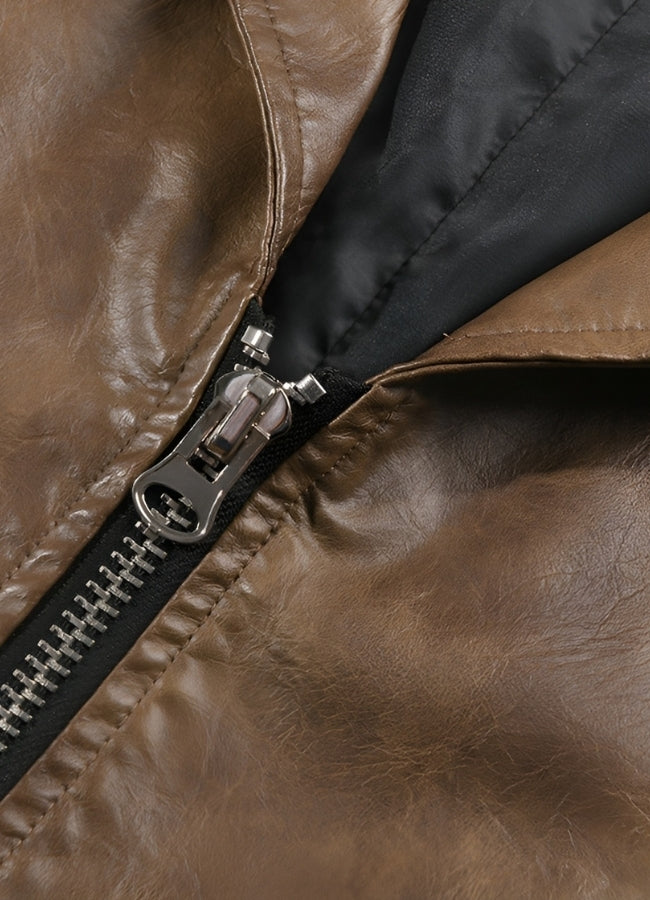 Steampunk Leather Crop Top Jacket UK