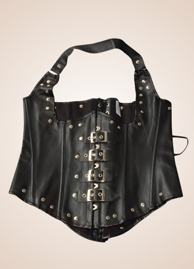 Steampunk Leather Gothic Corset UK