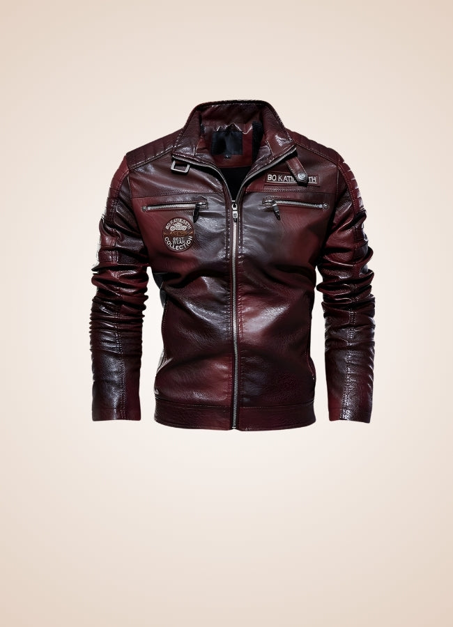 Steampunk Leather Winter Jacket UK
