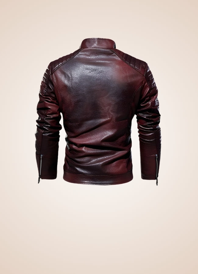 Steampunk Leather Winter Jacket UK