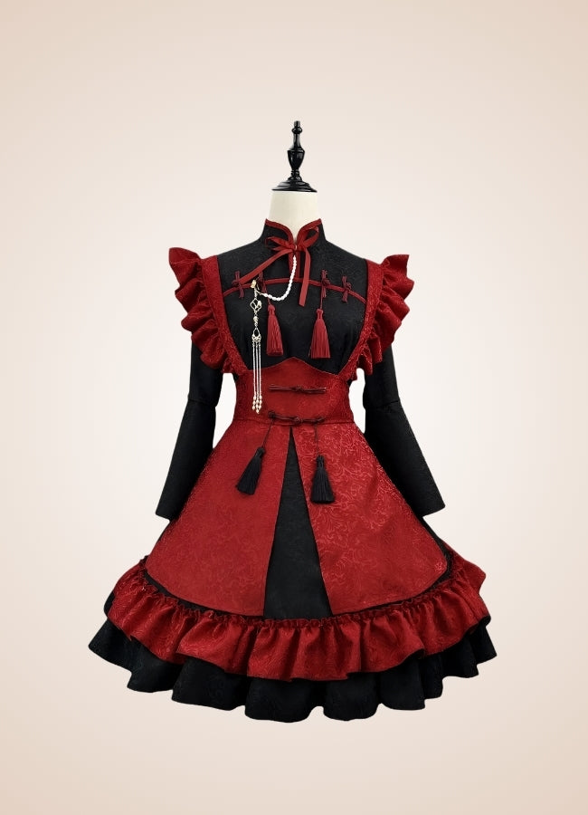 Steampunk Maid Lolita Dress UK