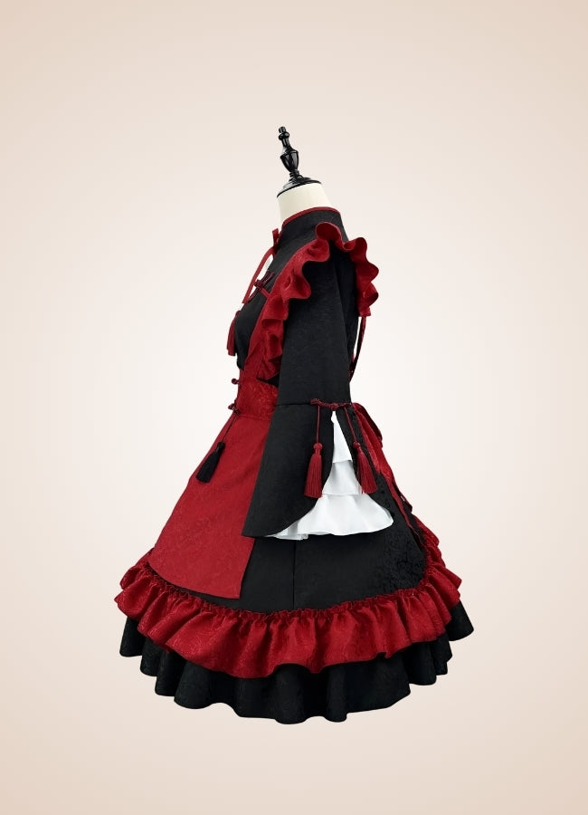 Steampunk Maid Lolita Dress UK