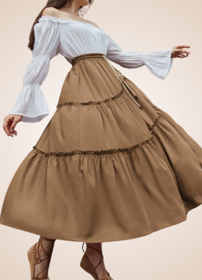 Steampunk Maxi Skirt UK