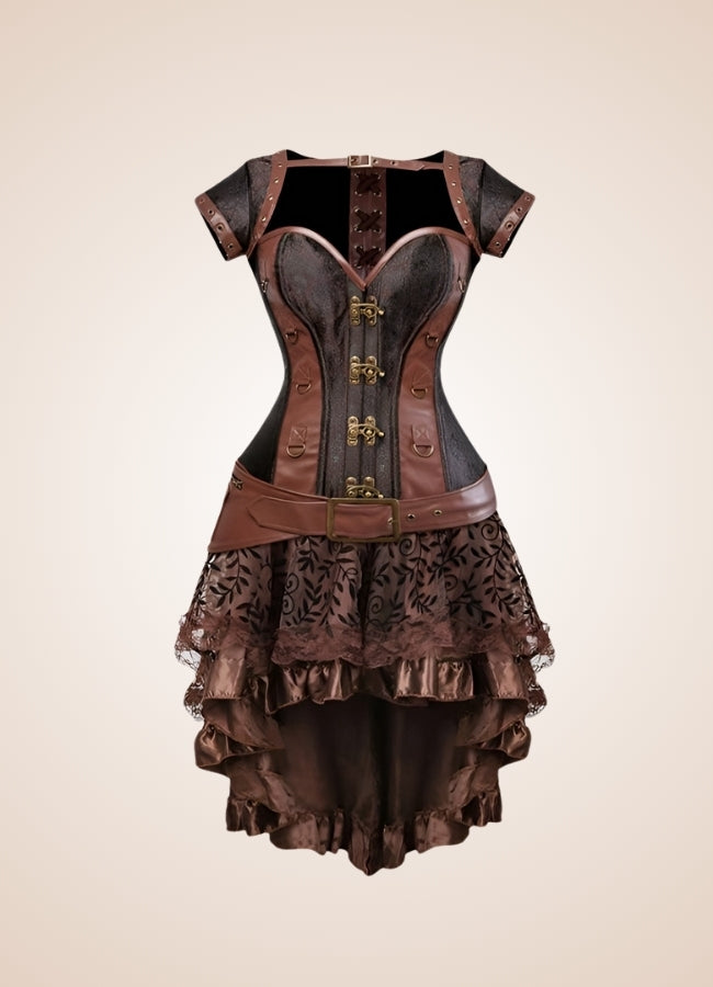 Steampunk Medieval Corset Dress Steampunk Fashion UK Steampunk Medieval Corset Dress Steampunk Fashion UK