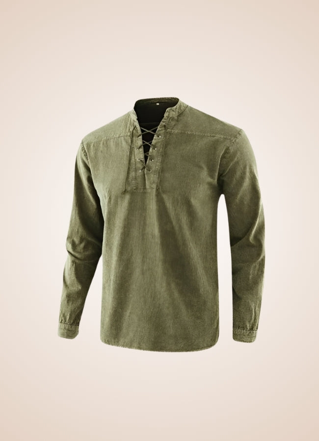 Steampunk Medieval Green Shirt UK