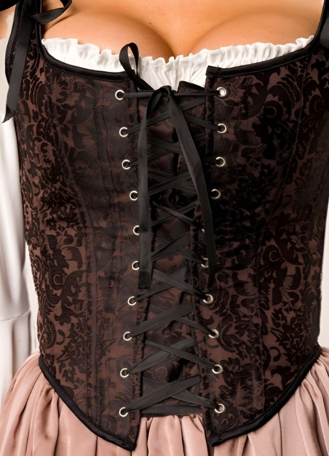 Steampunk Medieval Lace Corset UK