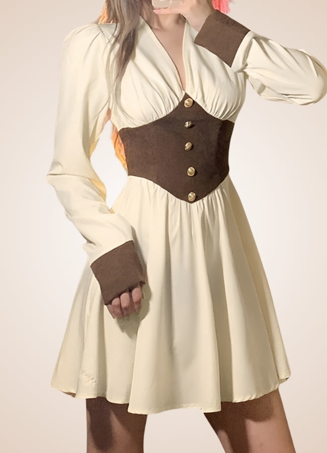 Steampunk Medieval Mini Dress UK