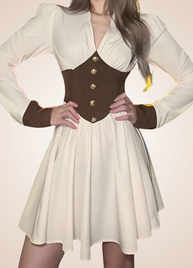 Steampunk Medieval Mini Dress UK