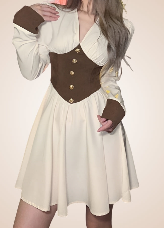 Steampunk Medieval Mini Dress UK