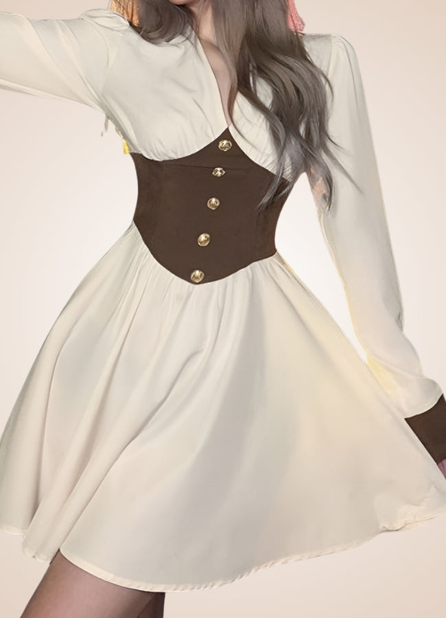 Steampunk Medieval Mini Dress UK