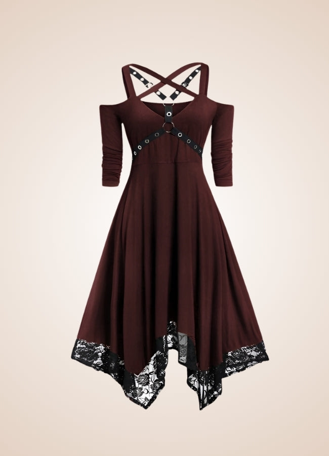Steampunk Medieval Witch Dress UK