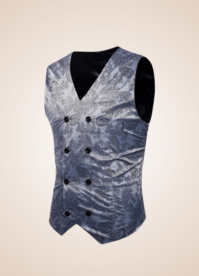Steampunk Men Silk Vest UK