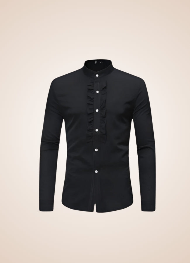 Steampunk Men's Ruffle Shirt UK