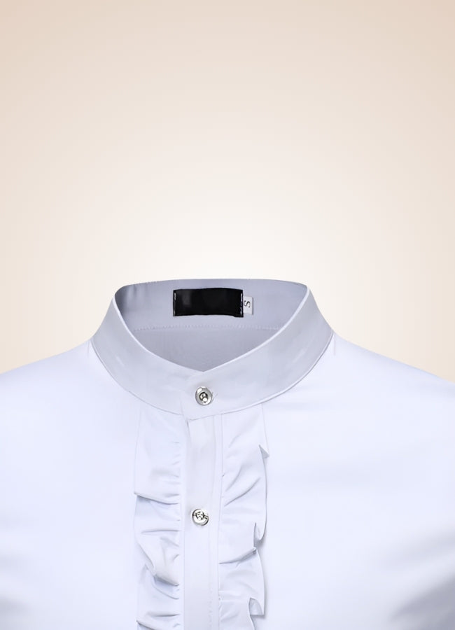 Steampunk Men's Ruffle Shirt UK
