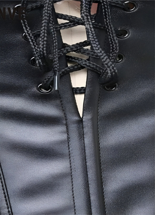 Steampunk Mesh Long Corset UK