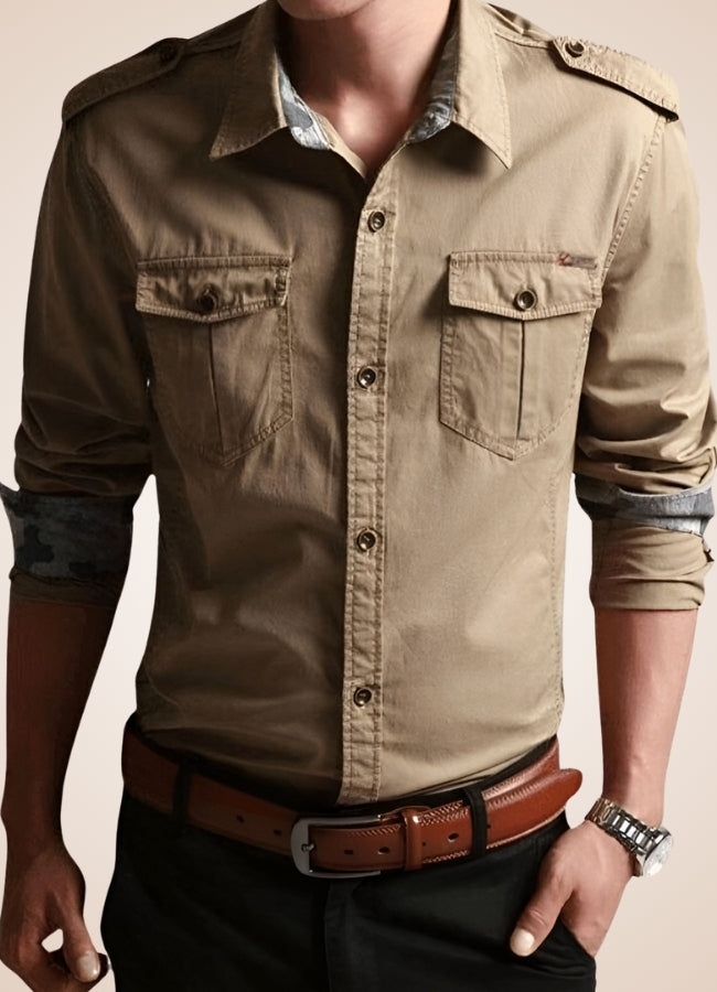 Steampunk Military Style Shirt UK