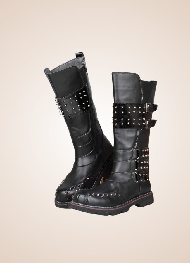 Steampunk Motorcycle Boots UK