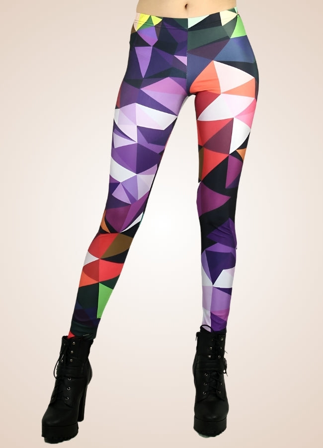 Steampunk Mozaic Pattern Legging UK