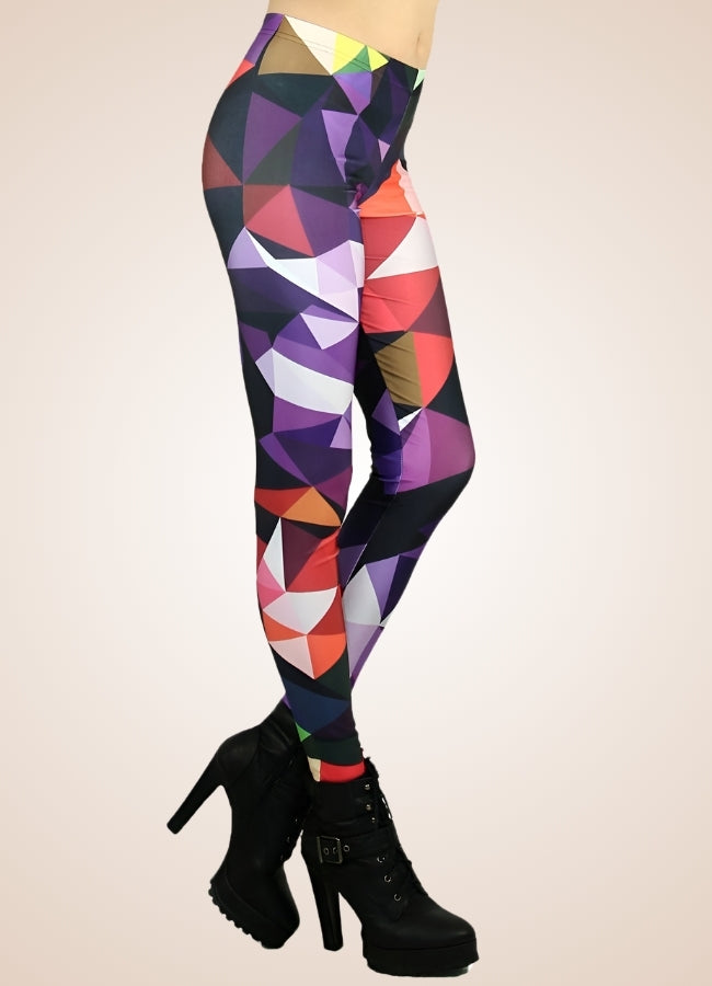 Steampunk Mozaic Pattern Legging UK
