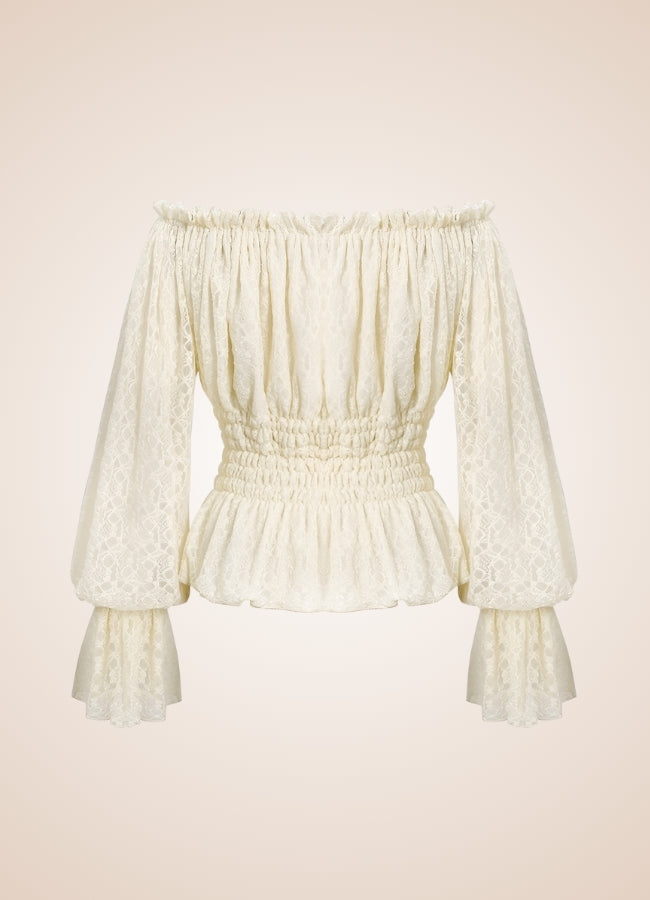 Steampunk Off Shoulder Shirt UK
