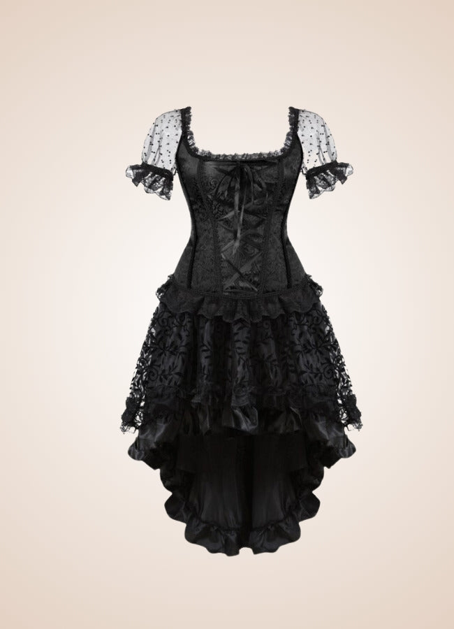 Steampunk Overbust Corset Dress UK